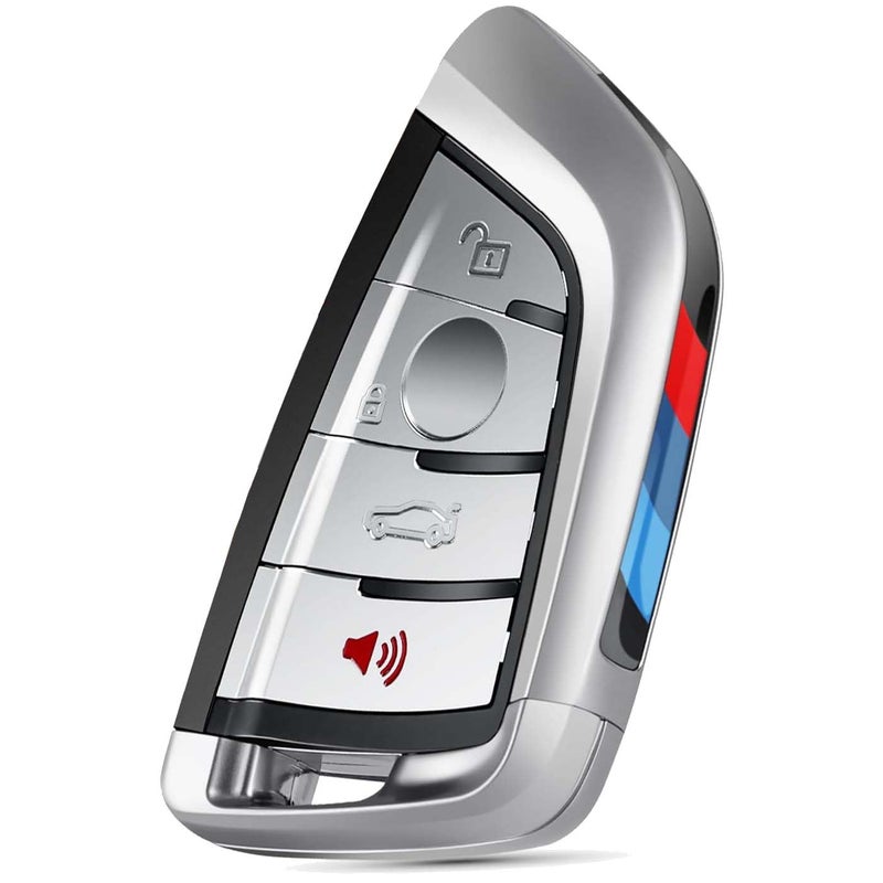 Autel Universal Key Fob for BMW MaxiIM IKEY IKEYBW004AL OEQuality Smart Key Replacement Vehicle Blank Key Work with KM100 IMMO Learning Key CreationClone Chip ReadWrite